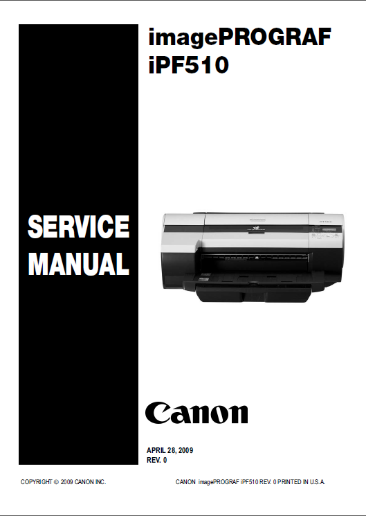 Canon iPF510 Service Manual-1